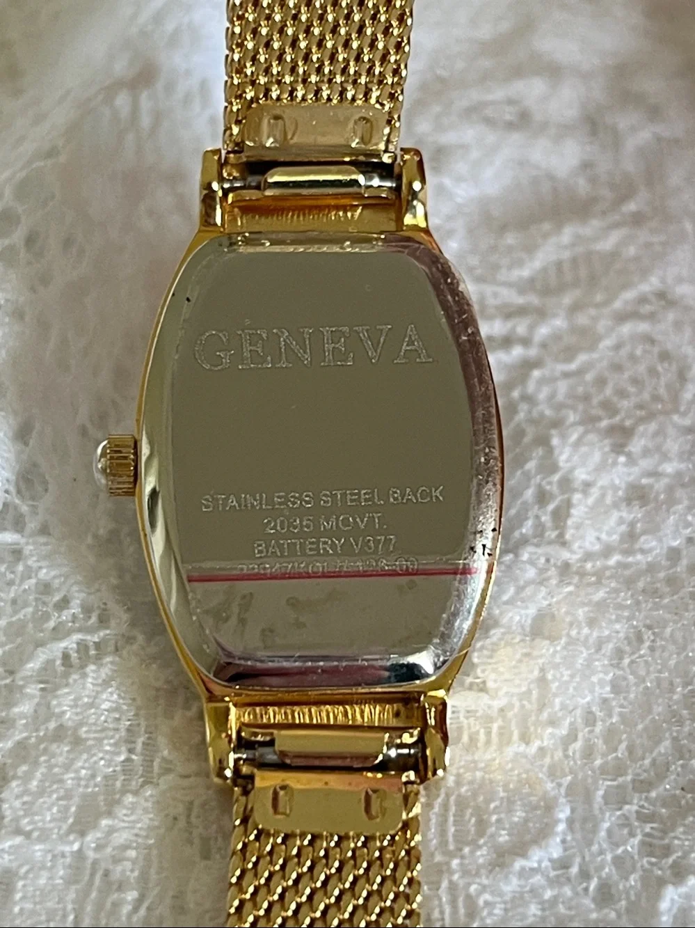 Geneva Gold and Black Women's Crystal Accent Bracelet Watch